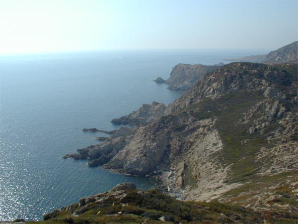 Vue sur les falaises