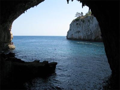 Entrée grotte